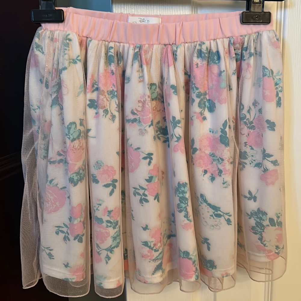 Disney princess skirt with tulle overlay